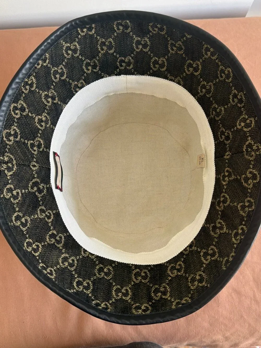 Gucci GG Monogram Canvas Bucket Hat XL 60cm